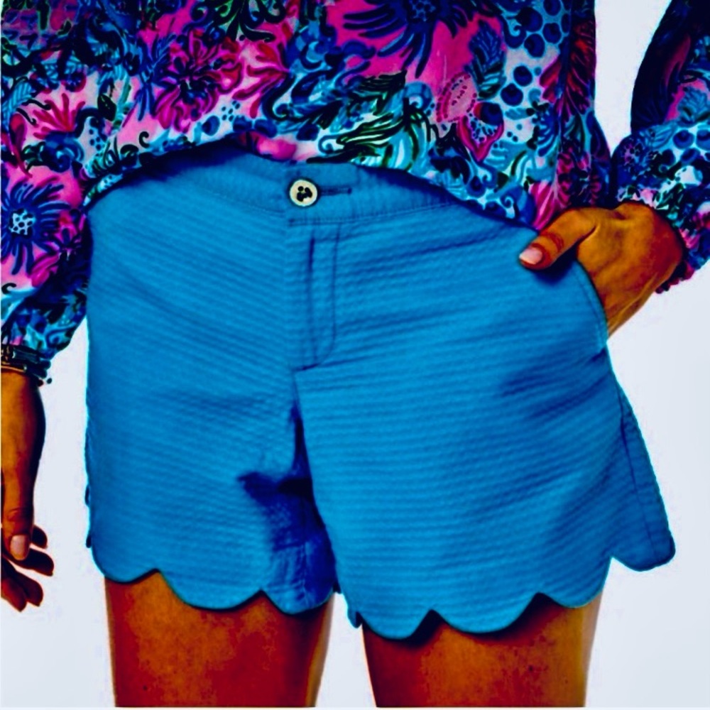 Lilly Pulitzer Women’s Scallop Hem 5” Buttercup Short